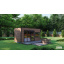 Готова мобільна модульна лазня 6х3м Gartensauna-1 під ключ від виробника Коломия