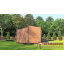 Модульная баня 4,0х2,75м с панорамным окном Gartensauna-23 от Thermowood Production Тячев