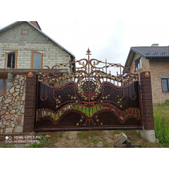 Ворота кованые Астра Ізмаїл