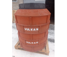 Наборной полимерный колодец дренажный VULKAN DN 1000 1,4 м пластиковый колодец водосборный для канализации