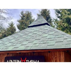 Битумная черепица Акцент Мохито Лозовая