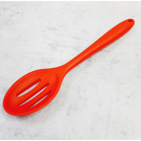 Ложка силиконовая с прорезями кухонная 27 см Vincent 1614-VC