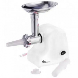 Мясорубка электрическая Domotec 2017MS с реверсом и насадкой для колбасы 2500Вт Белый + весы SF-400 до 7кг