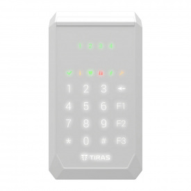 Сенсорная клавиатура Tiras Technologies K-PAD4+ (white) для управления охранной системой Orion NOVA II
