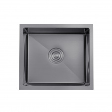 Мойка кухонная Kroner Handmade (Krp) Pvd Schwarze-4843Hm D3.0-1.0T215