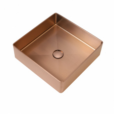 Умывальник Platinum Handmade PVD 400 * 400 мм Бронзовый