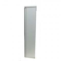 Зеркало подвесное с шкафчиком Mikola-M The MIX LED Plastic 2.2 правый 65х70х12 см Серый Шостка