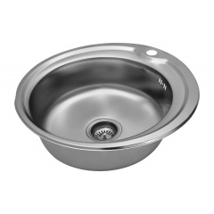 Кухонная мойка Kroner (Krp) Satin-510 D0.6T160 Покровськ
