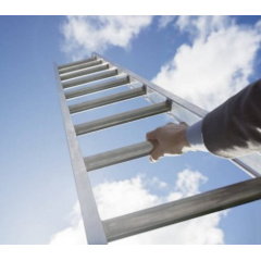 Драбина приставна із алюмінію 16 сходинок (професійна) Стандарт Кам'янське