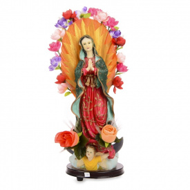 Настольная лампа флористика декоративная Brille 60W TL-155 Оранжевый