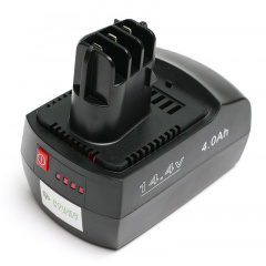 Акумулятор PowerPlant для шуруповертів та електроінструментів METABO GD-MET-14.4(B) 14.4 V 4 Ah Li-Ion (DV00PT0017) Івано-Франківськ
