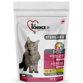 Сухой суперпремиум корм 1st Choice Sterilized Chicken для кастрированных котов и стерилизованных кошек 10 кг (65672266109)
