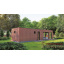 Дом-Баня 12,0х3,5м отделка термо рейка Sauna House 4 под ключ от производителя Thermowood Production Софиевская Борщаговка