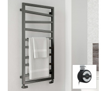 Полотенцесушитель електрический Terma ZIGZAG 835х500 Black mat (9005 mat) с теном МОА