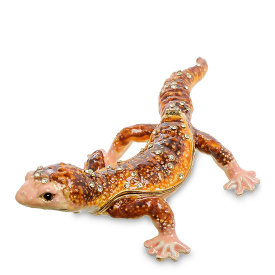 Шкатулка для бижутерии Геккон 11 см Lefard AL45942