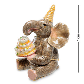 Шкатулка для бижутерии Слон 7 см Lefard AL45521