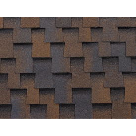 Бітумна черепиця BTM Драконовий зуб Мідь-Кава