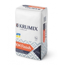 Шпаклівка фінішна гіпсова KRUMIX KM Finish 25 кг