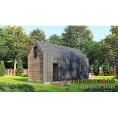 Барнхаус с баней 7,8х3,2м Sauna Barn House 04 от производителя ThermoWood Production Ладан