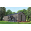 Каркасна лазня Барн Хаус 8,7х5,0м Sauna Barn House 02 Thermowood Production Цумань
