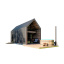 Барнхаус с баней 7,8х3,2м Sauna Barn House 04 от производителя ThermoWood Production Ладан