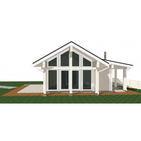 Баня из клееного профилированного бруса 12х7.8 м