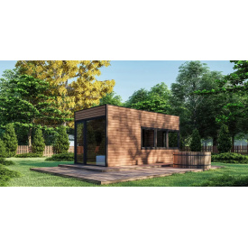 Мобільна сауна 6х3м Gartensauna-5 під ключ від виробника