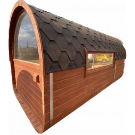 Квадро бочка 4,0м LUX виконання Fassauna Thermowood Production