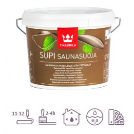 Захисний склад для лазні бочки TIKKURILA SUPI SAUNASUOJA