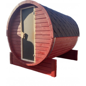 Мобільна лазня бочка із бруса Fassauna-2,0 під ключ 2,0х2,15м від виробника Thermowood Production
