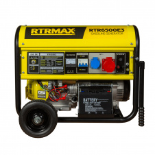 Генератор бензиновый RTRMAX RTR-6500-E3 6,9 кВА 3 фазы электростартер ETSG