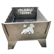 Мангал разборной Gorillas Market "Gorillas BBQ" 1,5мм