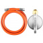 Комплект для газового нагрівача (регулятор тиску газу + шланг) Neo Tools (90-083-4) Дніпро
