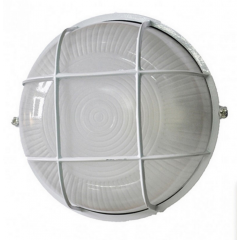 Світильник скло-метал білий Е27 60/75W 175x90 мм IP54 Ірпінь