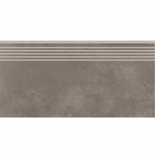 Керамогранитная ступень Cersanit City Squares Grey Steptread 298х598 мм