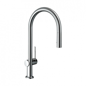 Змішувач одноважільний для кухні Hansgrohe Talis M54 з витяжним душем (72801000)