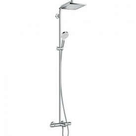 Душевая система с термостатом Hansgrohe Crometta E 240 1jet Showerpipe (27298000)