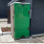 Біотуалет кабіна трансформер зеленого кольору Техпром Пологи