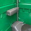 Біотуалет кабіна трансформер зеленого кольору Техпром Миколаїв