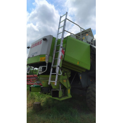 Професійна драбина із алюмінію на 16 сходинок Техпром Кам'янське