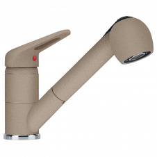 Смеситель для кухни Franke Novara Plus Pull Out миндаль