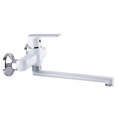 Смеситель для кухни со стены Globus Lux Laguna GLA-0104-7-WHITE Мукачево