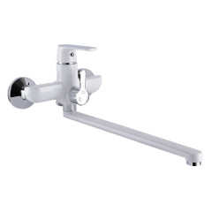 Смеситель для ванны Globus Lux Laguna GLA-0208-7-WHITE EURO Орехов