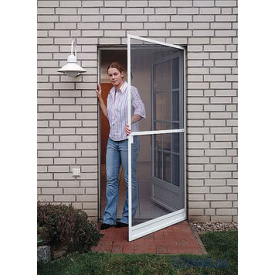 Москітна сітка дверна на петлях біла