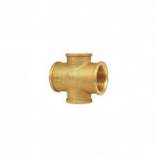 Крестовина редукционная латунная 3/4″ВР х 1/2″ВР х 3/4″ВР х 1/2″ВР литейная А4606А