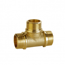 Тройник латунный 3/4″НР х 3/4″НР х 3/4″НР штампованный A0246А