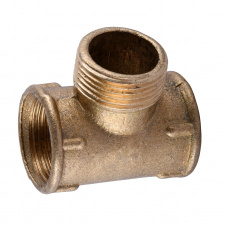 Тройник латунный 3/4″ВР х 3/4″ВР х 3/4″ВР литейный 663Б