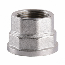 Муфта редукционная никелированная 1 1/4″ВР х 1″ВР штампованная А0335А(нк)