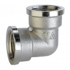 Угольник никелированный 3/4″ВР х 3/4″ВР штампованный А0102-1А(нк)