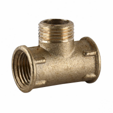 Тройник латунный 1/2″ВР х 1/2″ВР х 1/2″ВР литейный 211Б